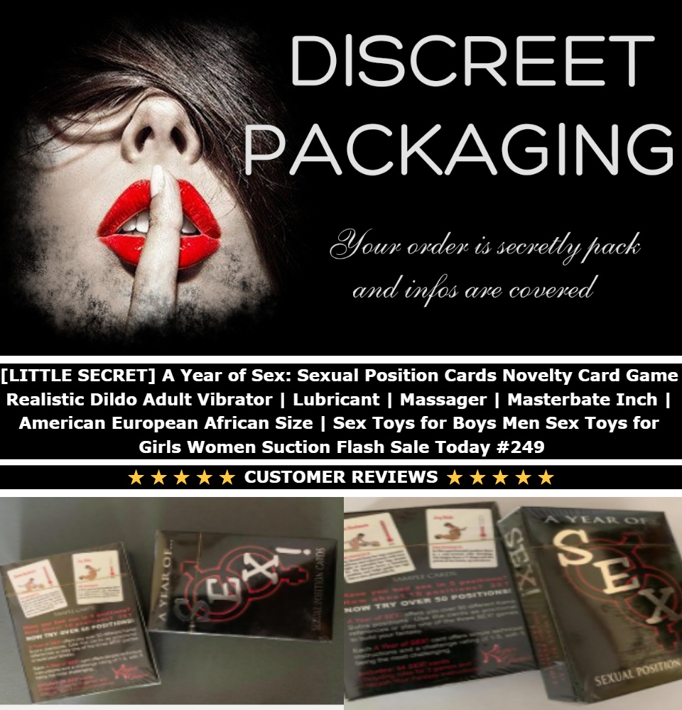 LITTLE SECRET] A Year of Sex: Sexual Position Cards Novelty Card Game  Realistic Dildo Adult Vibrator | Lubricant | Massager | Masterbate Inch |  American European African Size | Sex Toys for