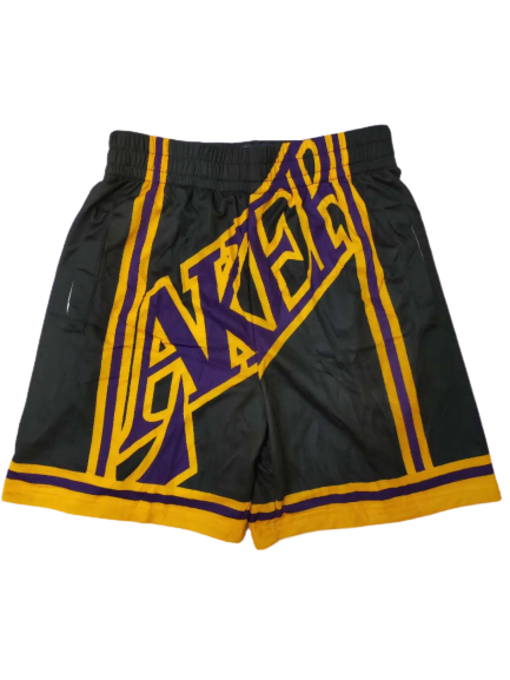 big face lakers shorts