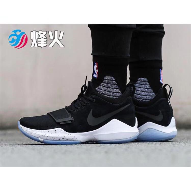 all black paul george shoes