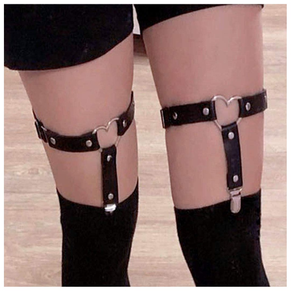 Heart leg cheap garter