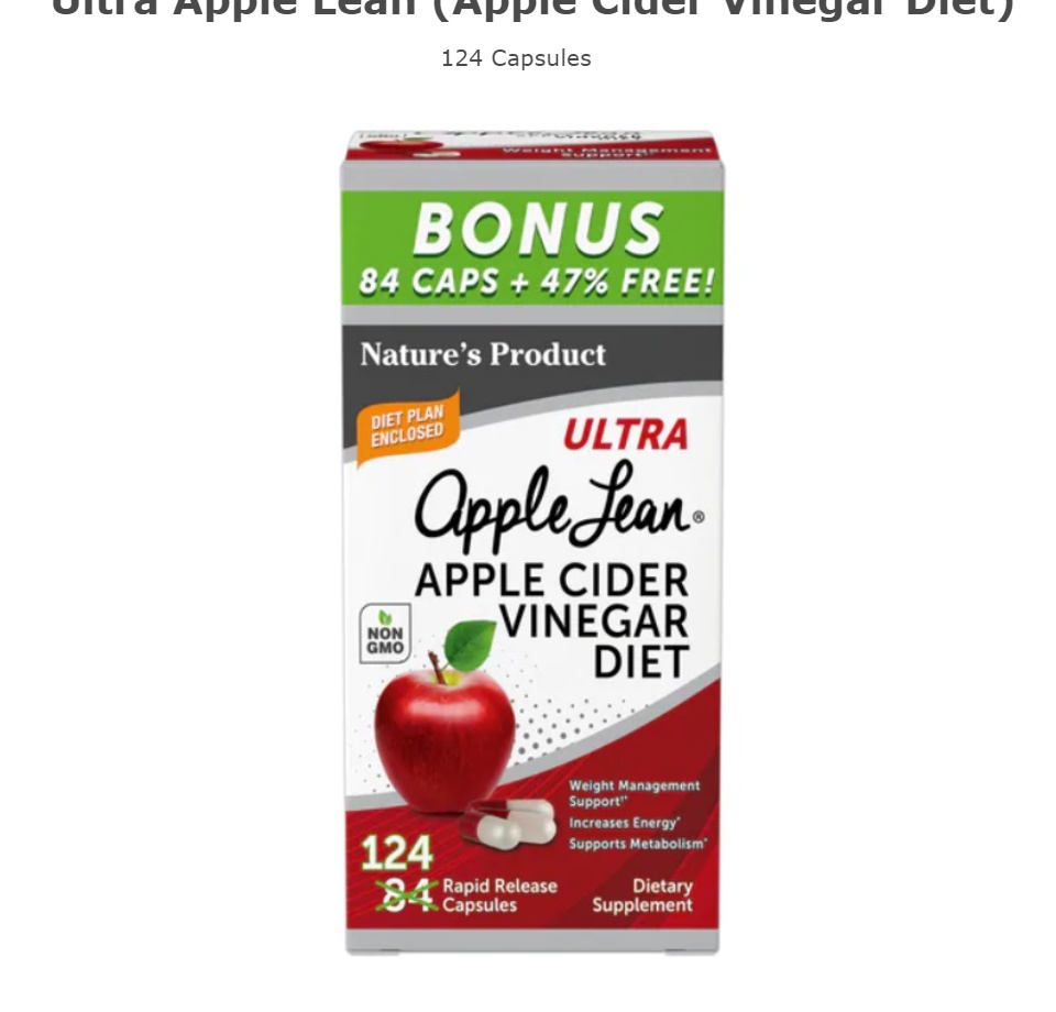 apple lean cider vinegar diet plan