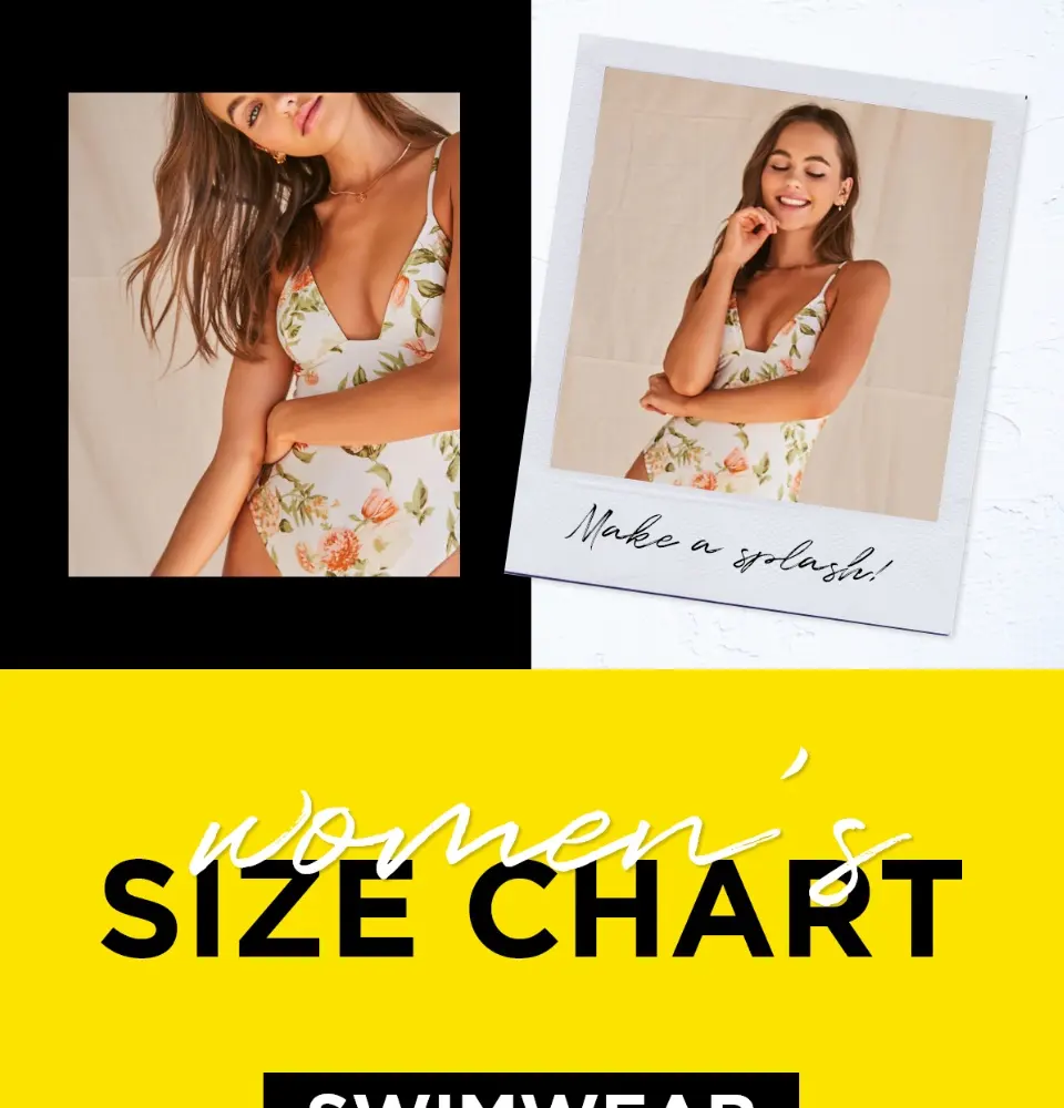 doll swimwear size chart