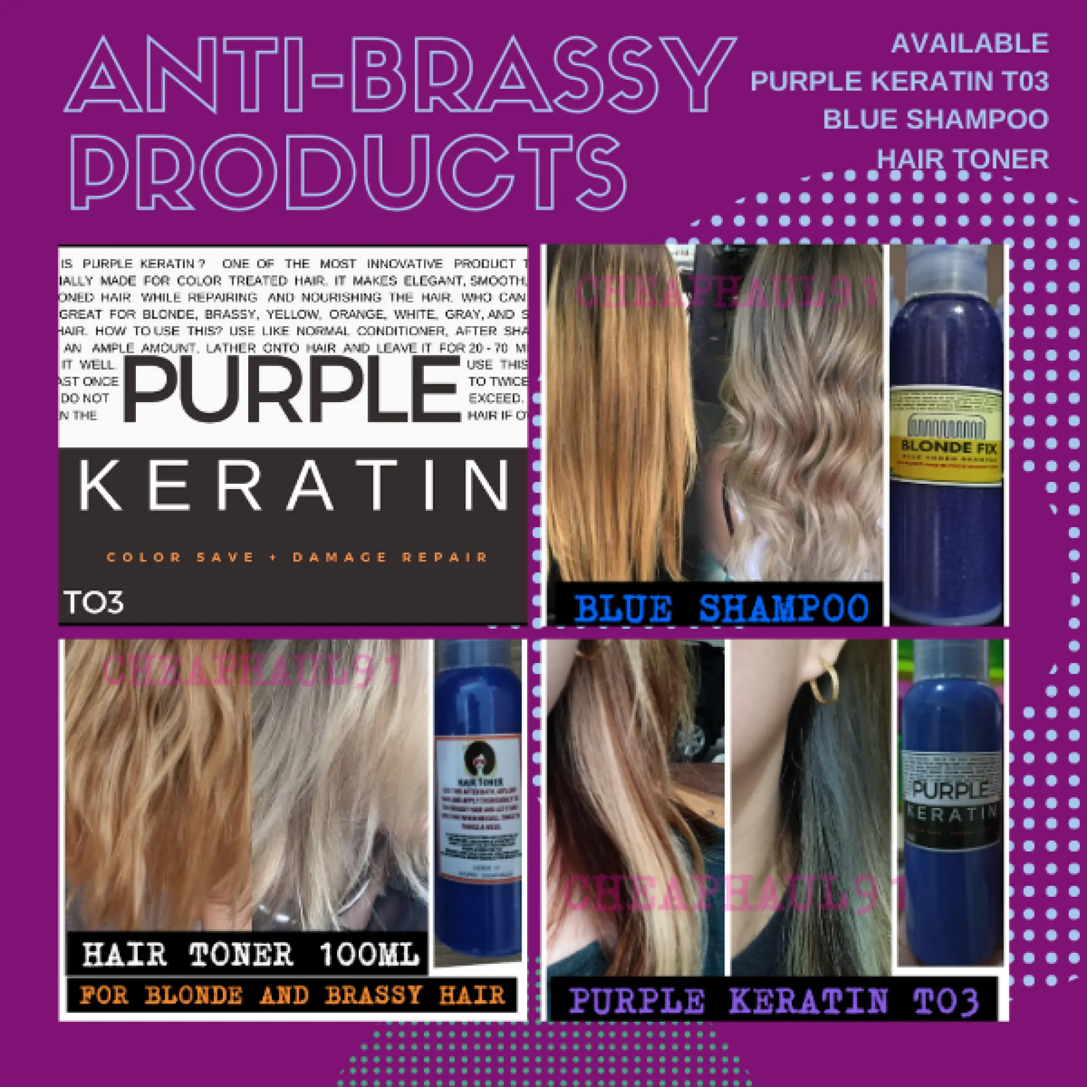 Hair Toner Anti Brassy Treatment Lazada Ph