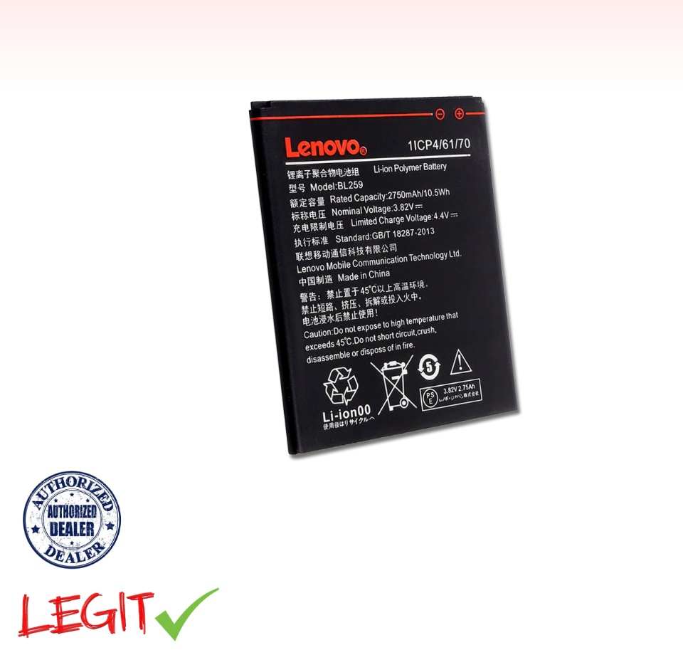 lenovo vibe k5 plus battery original