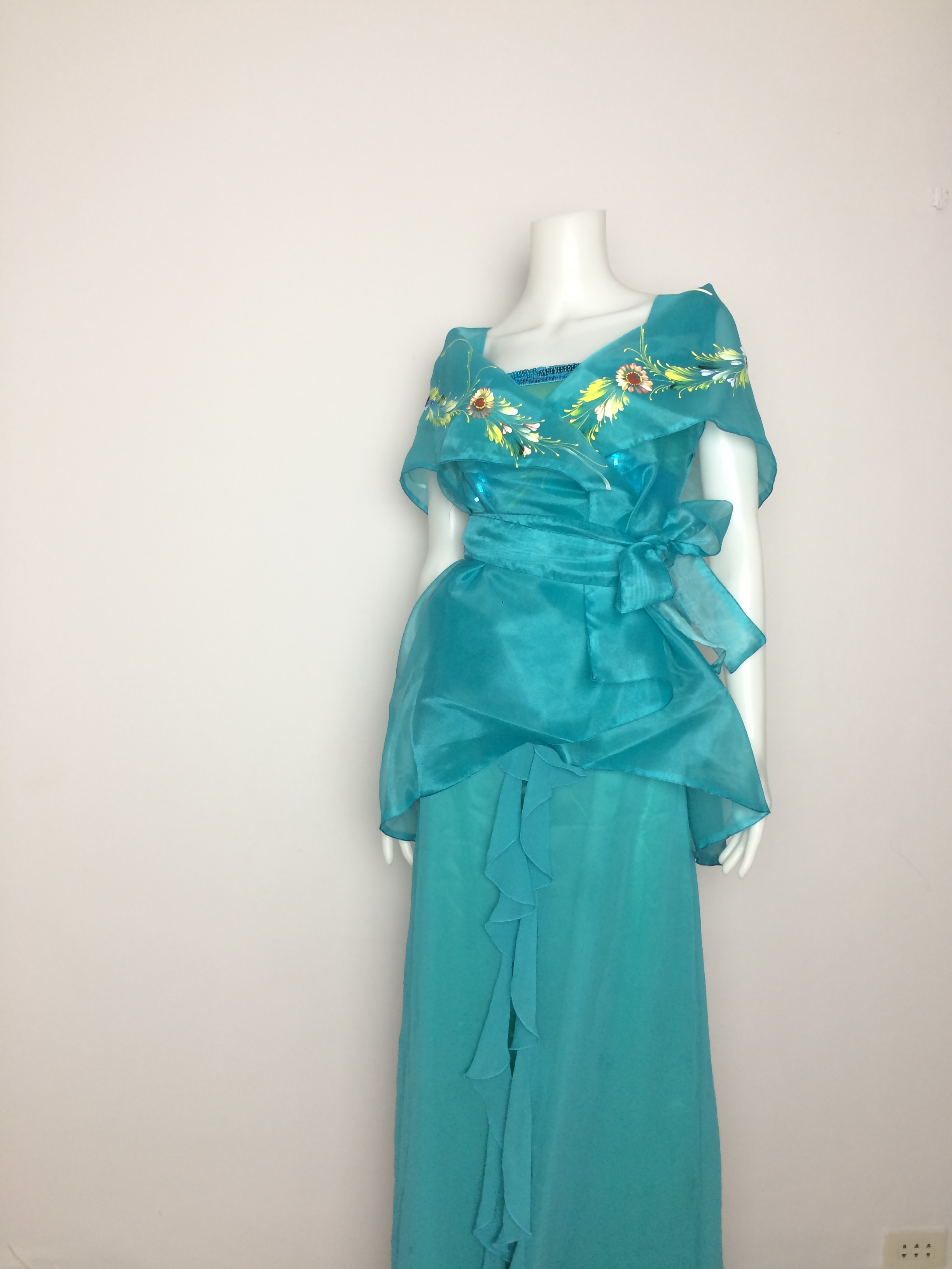 filipiniana wrap around