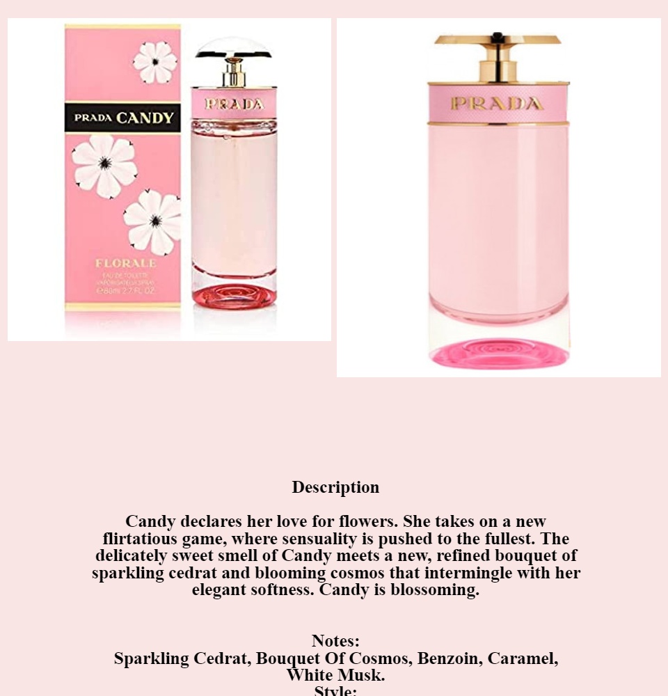 Perfume for women Prada Candy Florale EDT 80ml Lazada PH