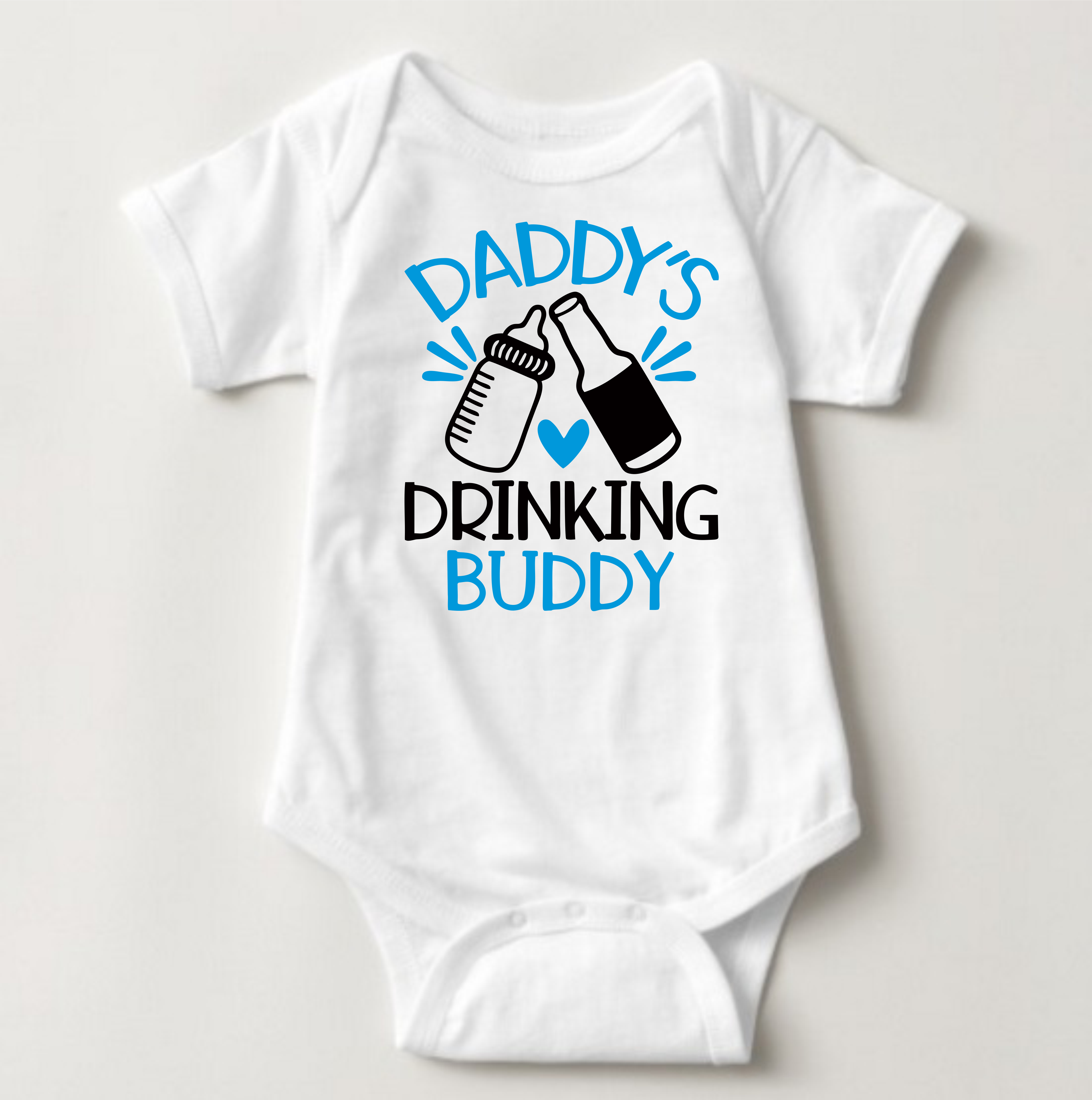 daddy's drinking buddy baby onesie