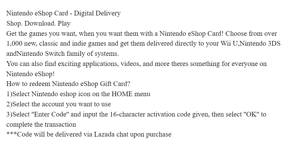 Menu Nintendo Eshop Account Choose One Switch Store Gift Card
