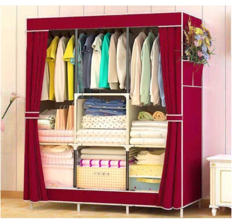 88103 Big Multifunction Cloth Wardrobe Storage Cabinets Lazada Ph