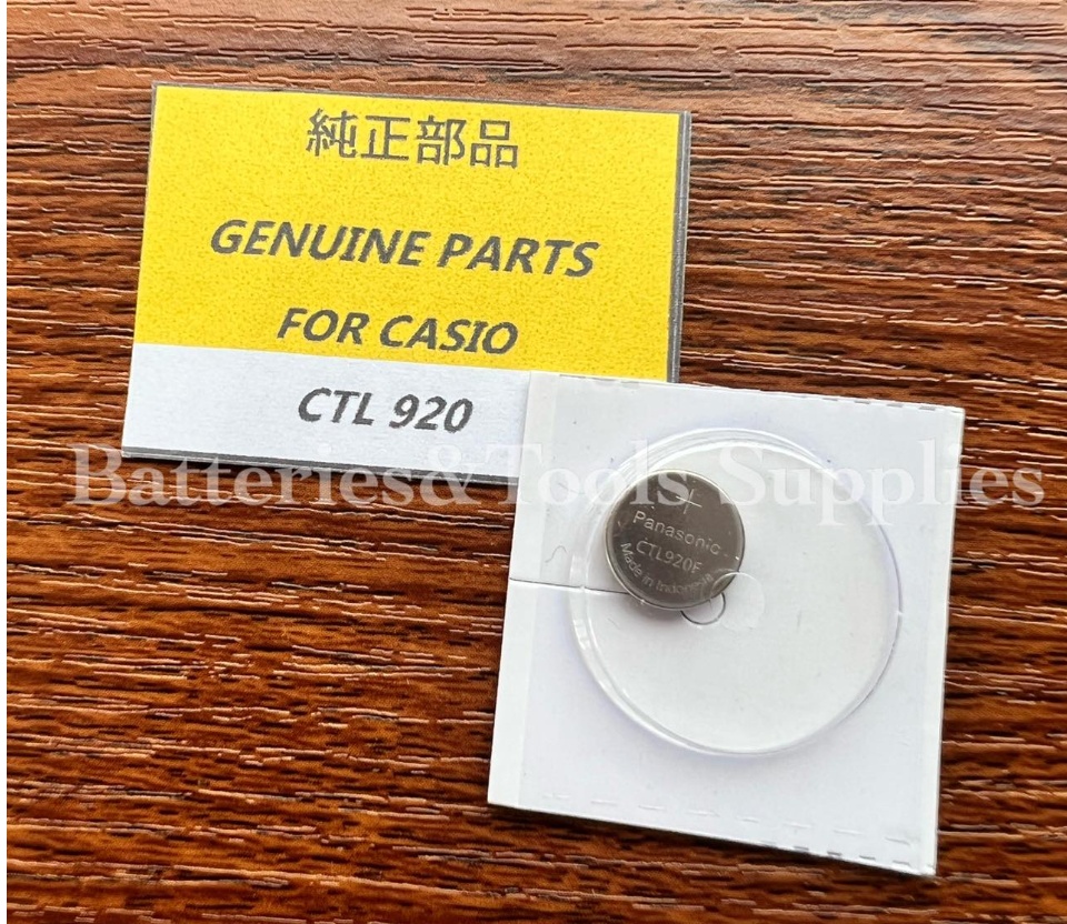 Ctl 920 Casio 920 CTL 920F Panasonic Solar Original Rechargeable