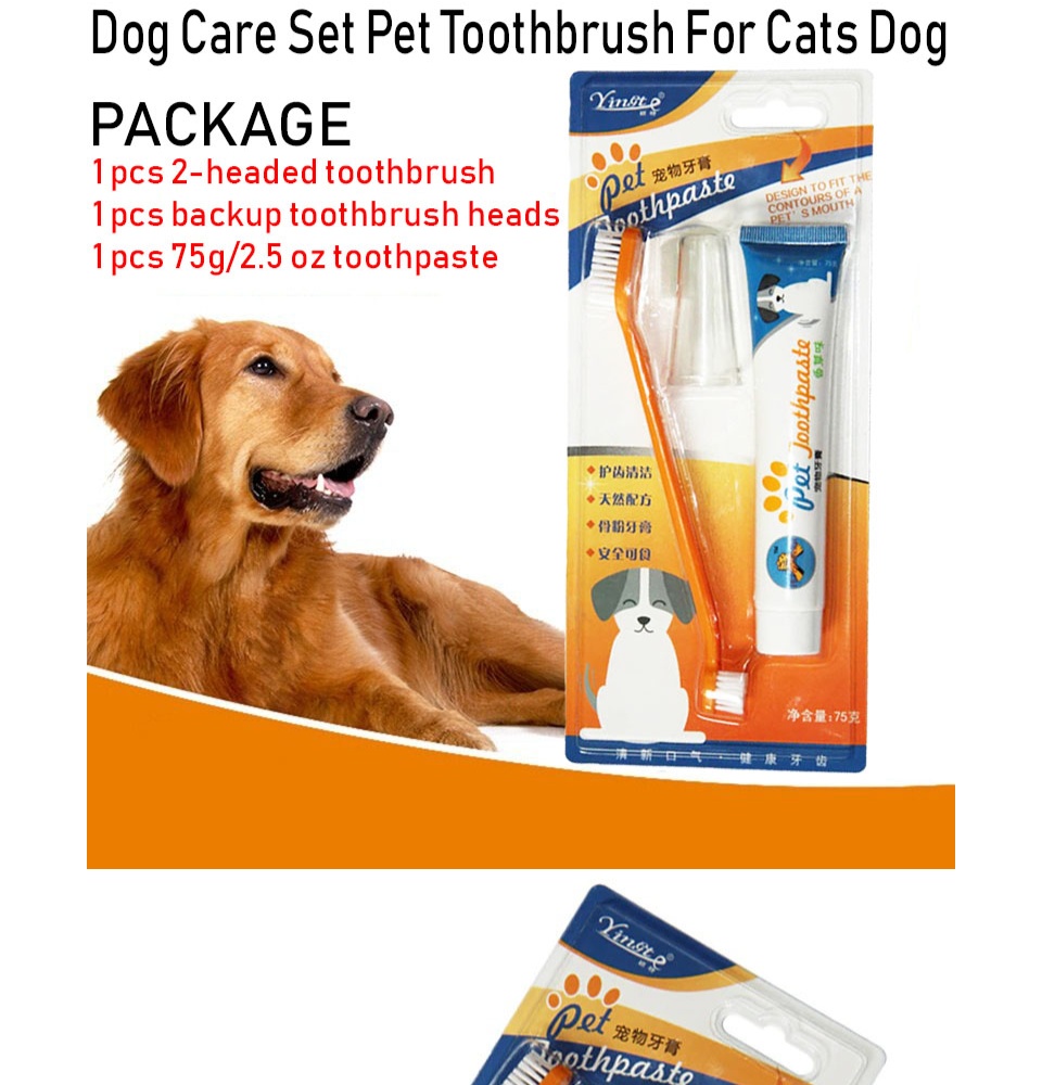 Dog Tooth Cleaning Toothbrush Brushes 