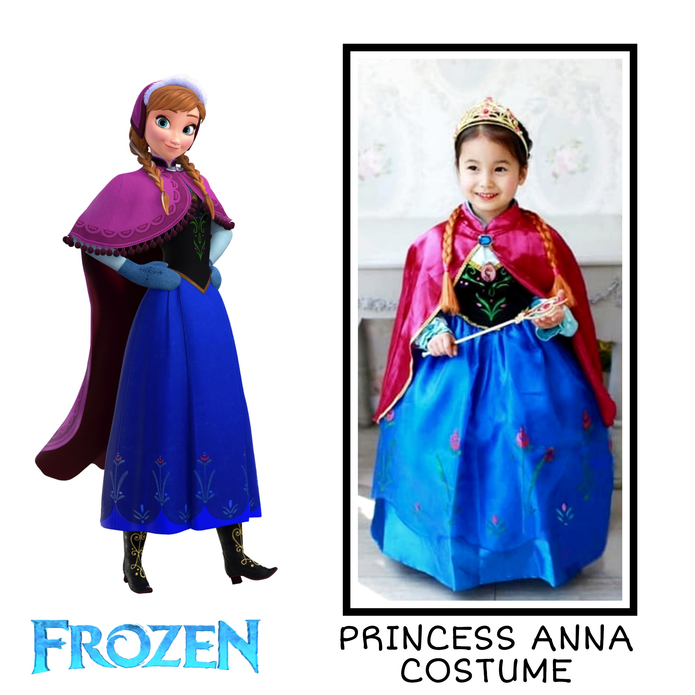 baby princess anna costume