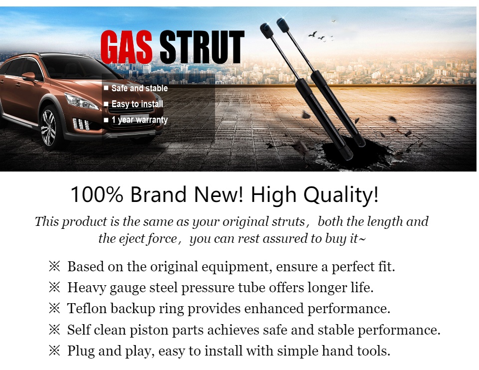 1997-2001 Honda CR-V Rear Lift Support Strut | Liftgate | Black | Left or Right | 1 Year Manufacturer Warranty