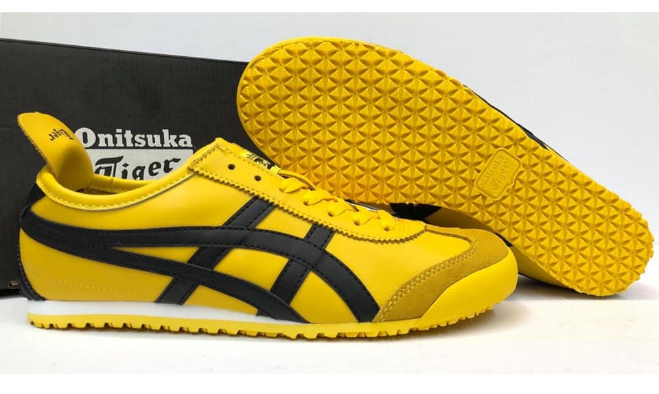 sneakers yellow black