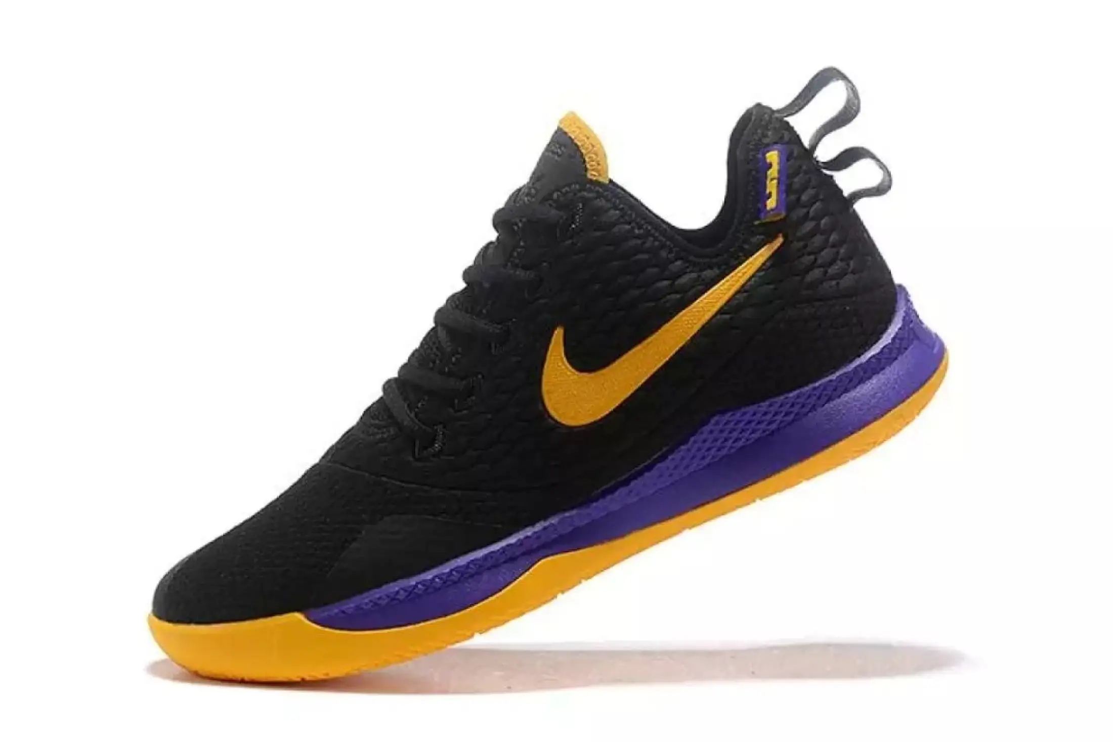 lebron james black and yellow shoes