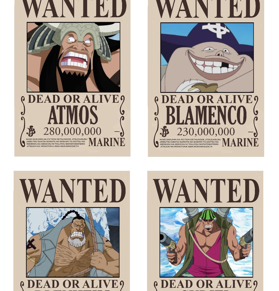 ONE PIECE - Poster - Wanted Barbe Noire