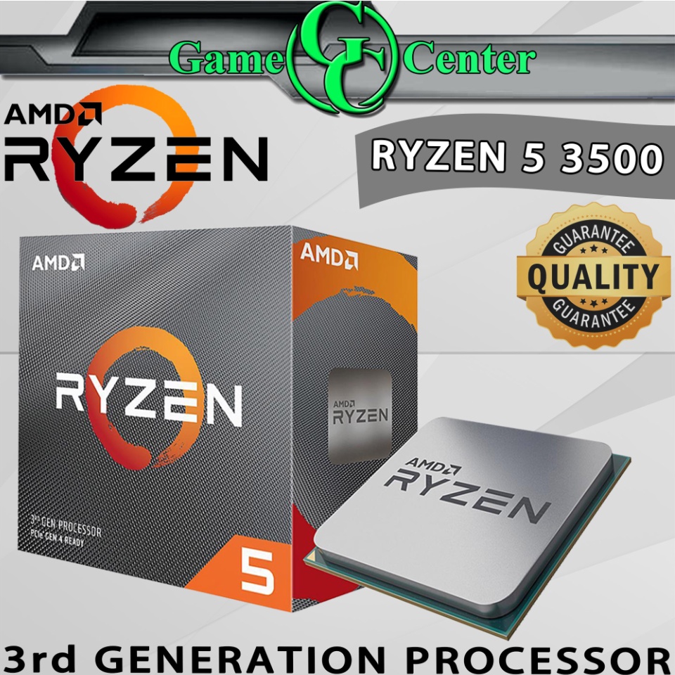 AMD Ryzen 5 3500 6 core 6 thread processor 3rd Gen Socket AM4