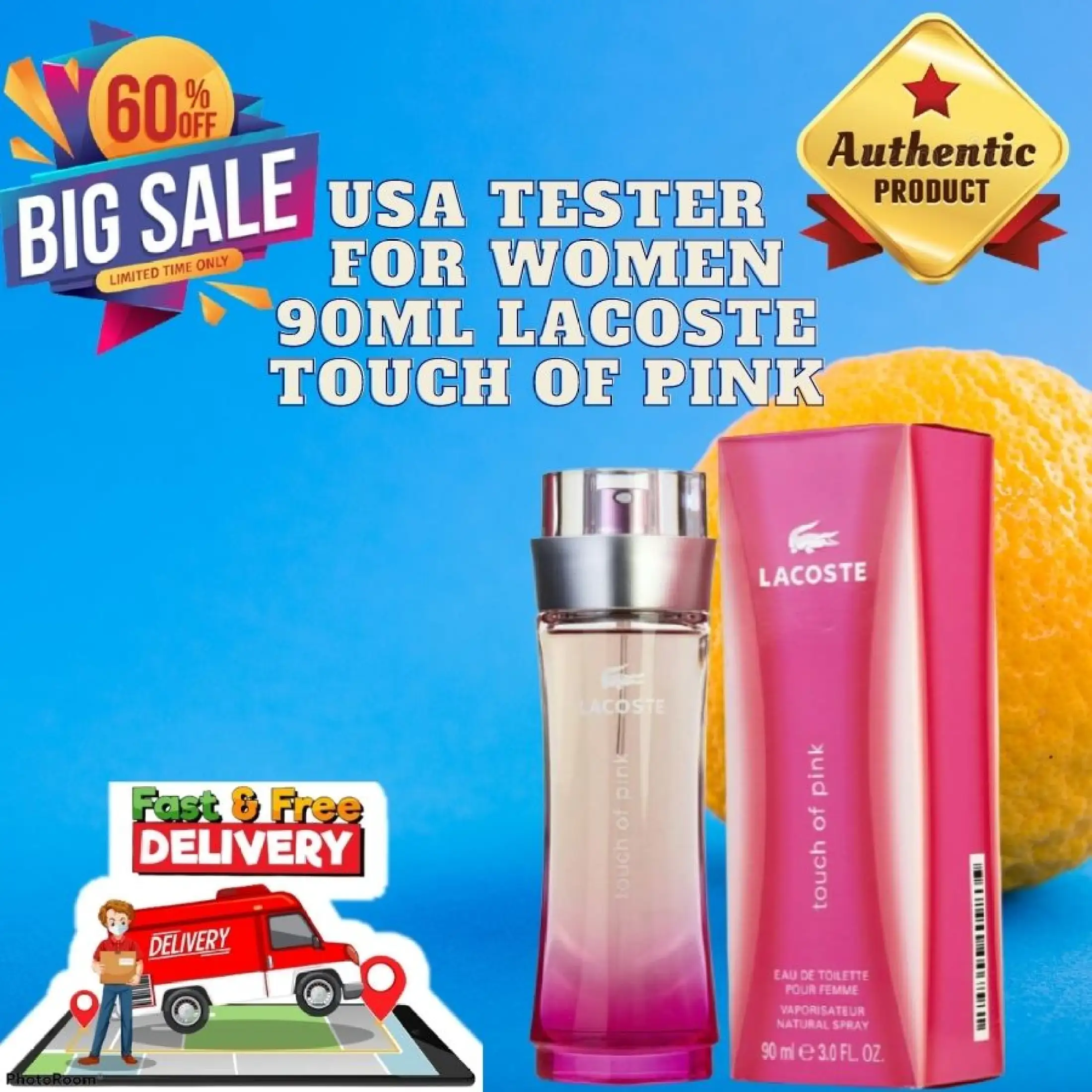 Minearbejder censur stimulere For the people born to rule Get USA Tester Perfume Lacoste Touch Of Pink  For Women 100ml | Lazada PH