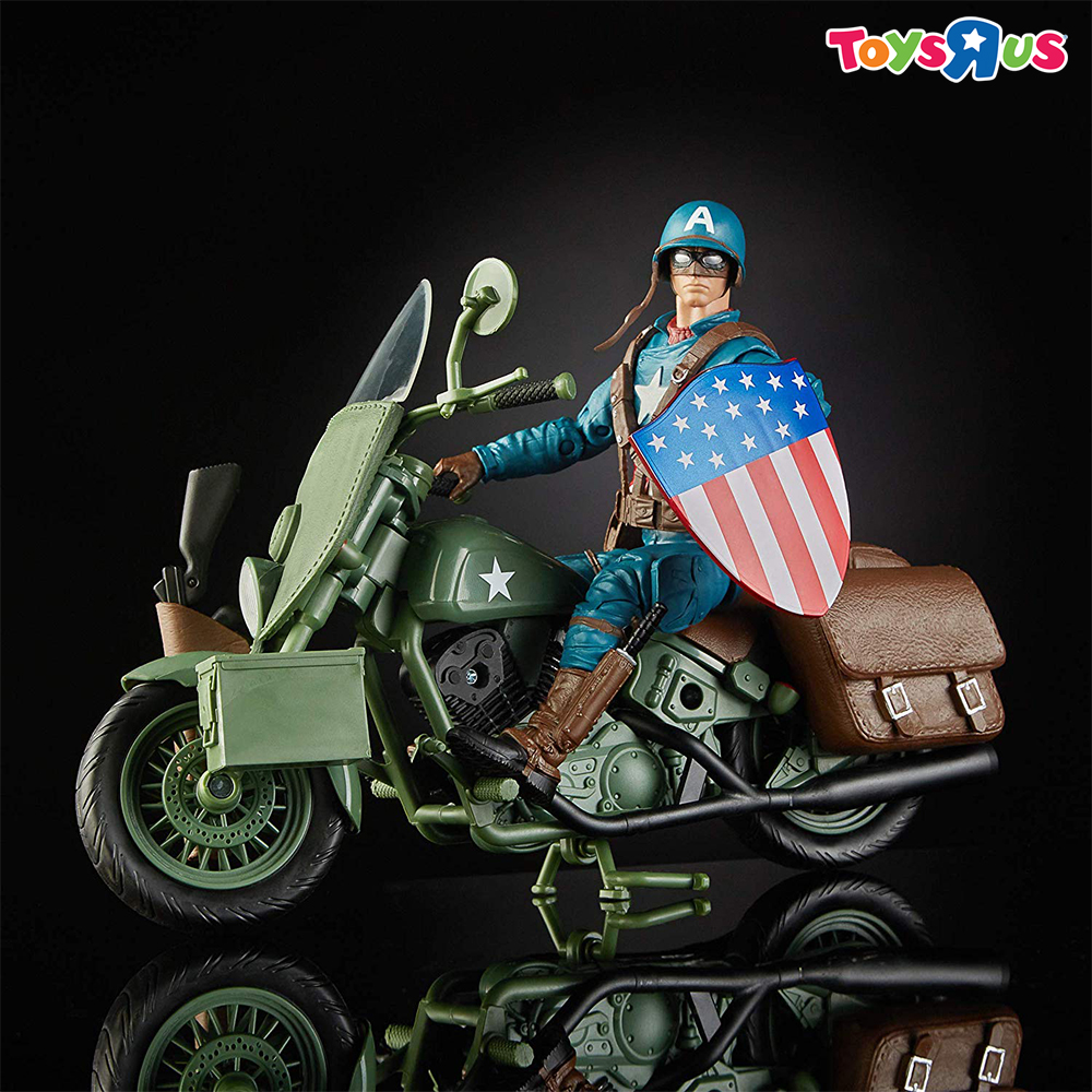 marvel legends ww2 captain america motorcycle