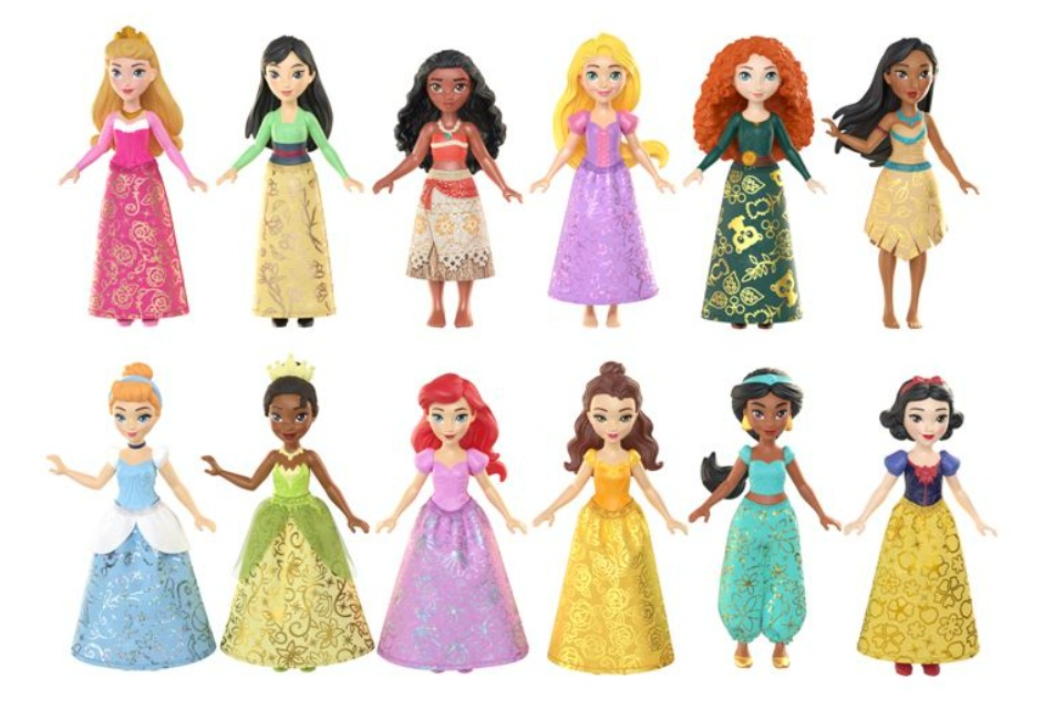 Disney Princess Merida Moana Pocahontas Snow-white Jasmine Mulan