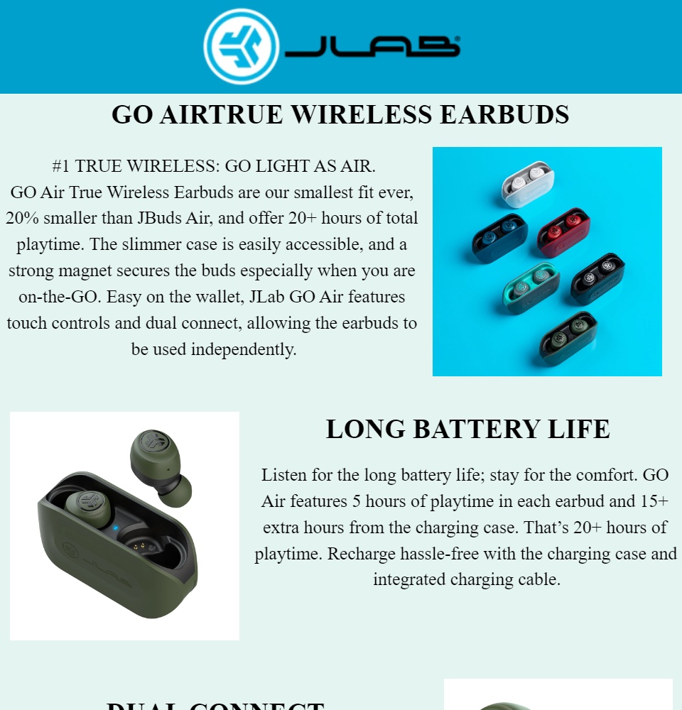 How To Jlab Go Air Touch Controls JLab Audio Go Air True Wireless
