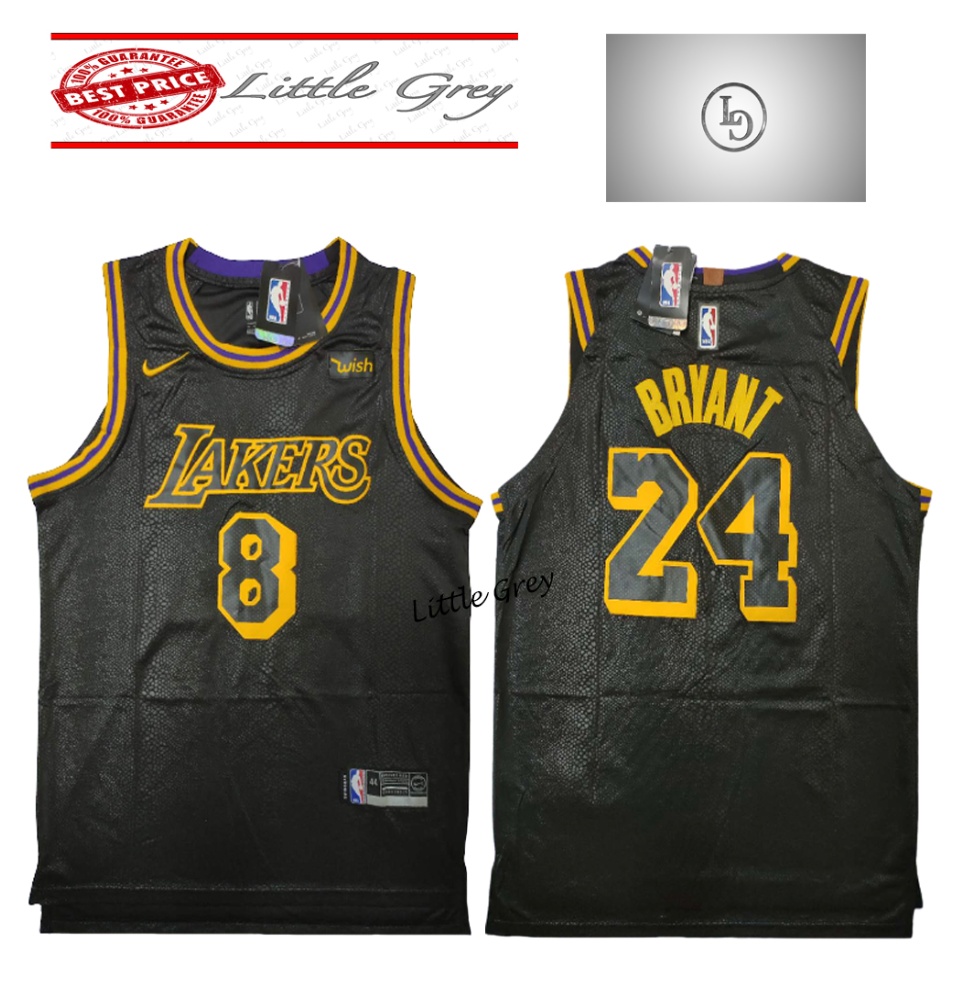 Forever KOBE Bryant #8 Bryant #24 Basketball Jersey Fire Flames Adult 3XL -  NWOT