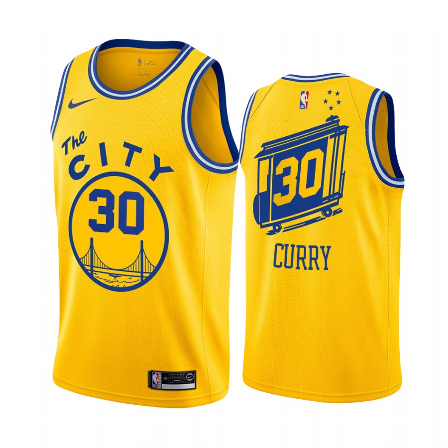 Stephen Curry GSW The City NBA Jersey 