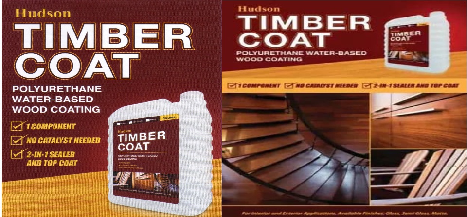 Timbercoat Hudson Polyurethane Waterbased Wood Varnish kg