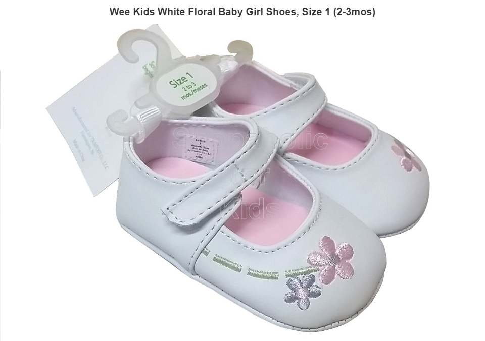 infant girl shoes size 2