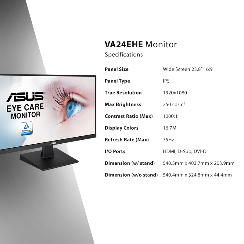 Asus Mini Home Office Set Mini Pc Pn60 With Intel Core I3 8130u Processors Va24ehe Ips 75hz Full Hd Monitor Lazada Ph