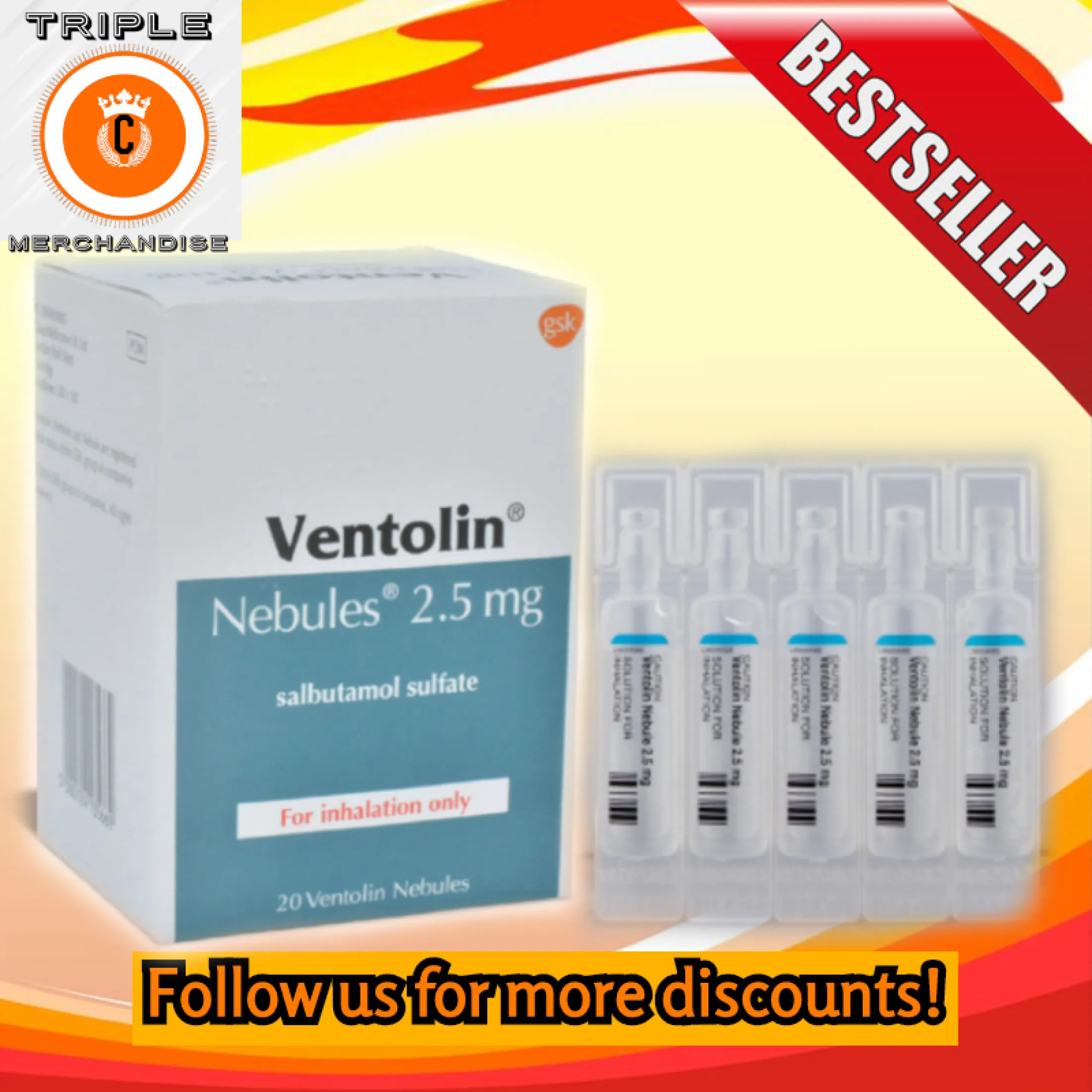 Ventolin nebules order