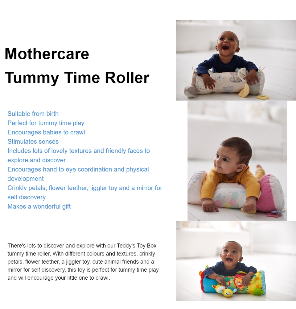 Tummy time pillow store mothercare