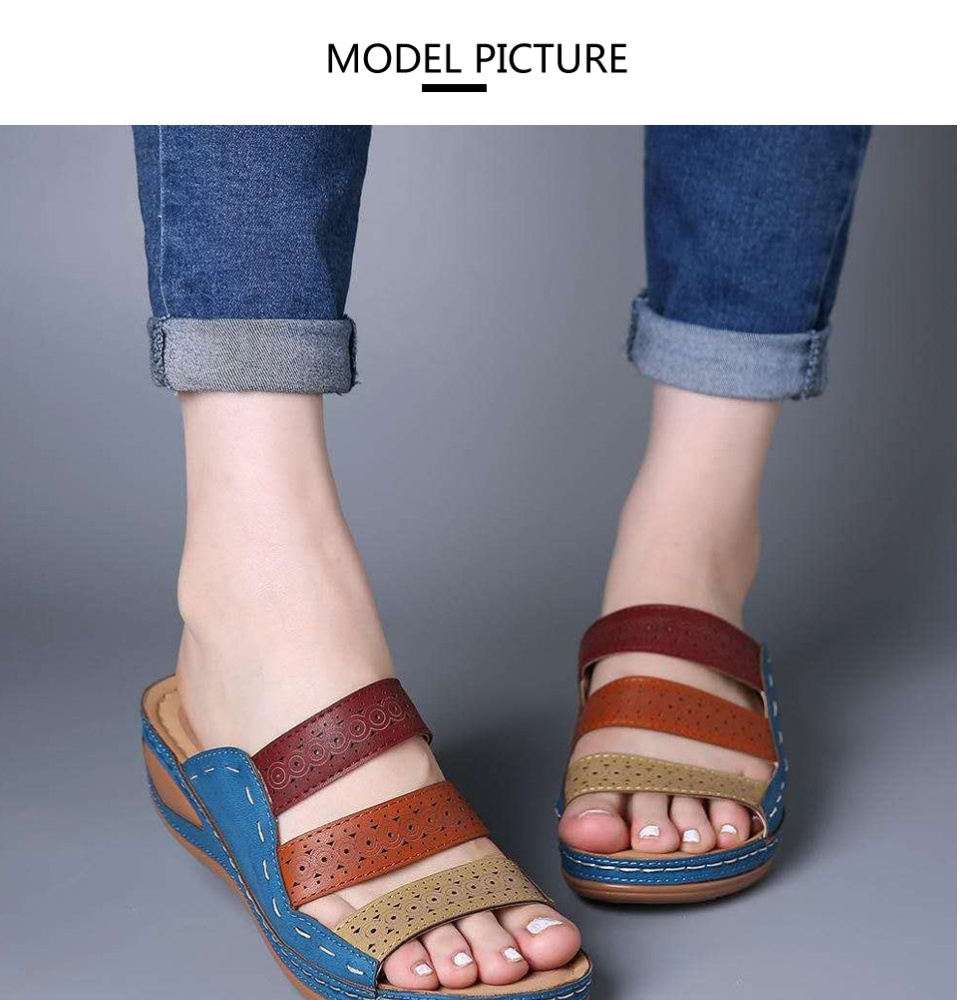 casual comfort wedge sandals