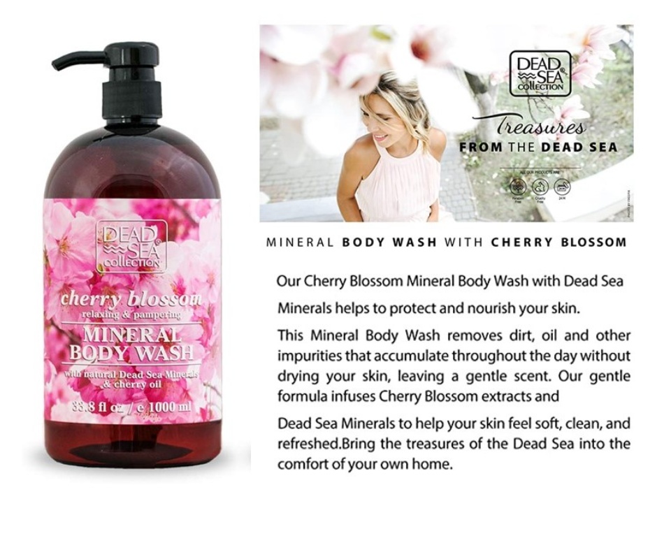 Cherry Blossom Body Oil - Dead Sea Collection