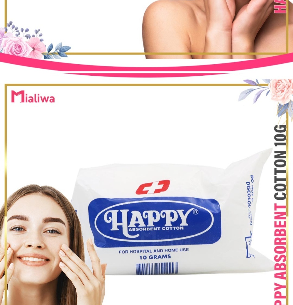 Happy Absorbent Cotton 10g