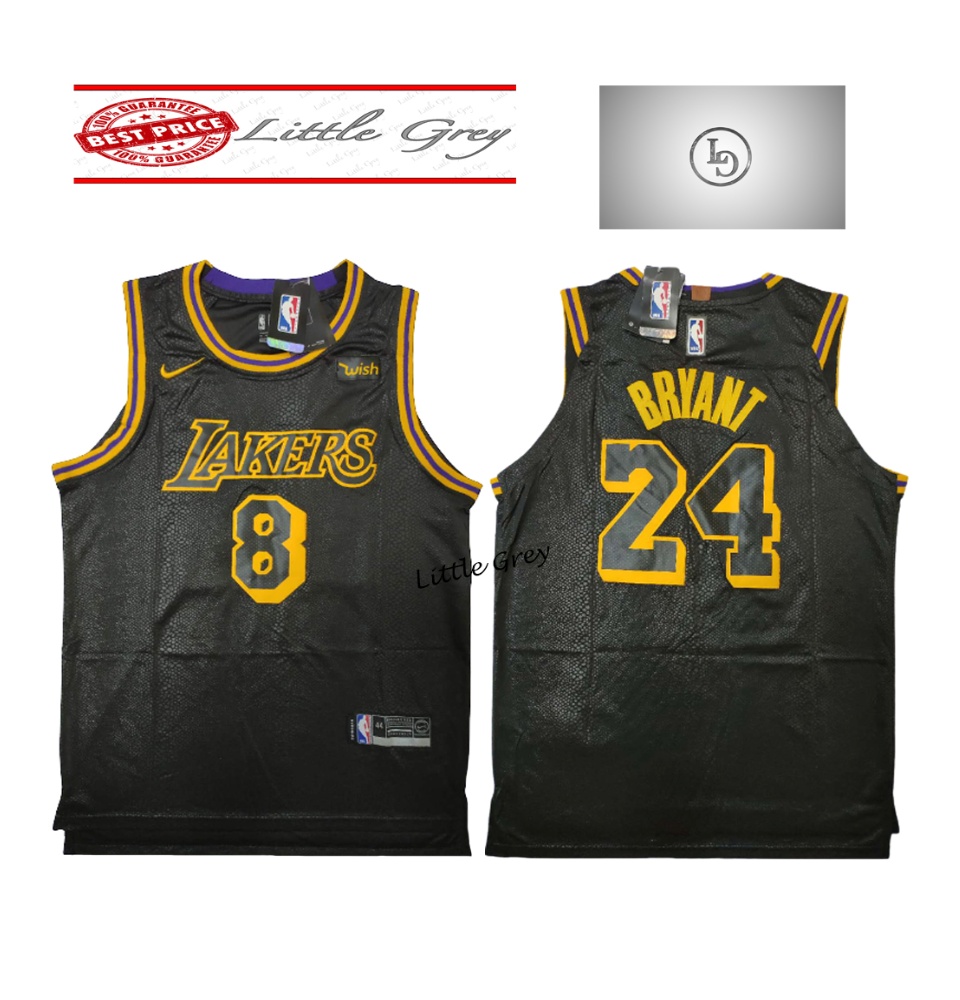 LAKERS KOBE BRYANT Mamba24 Collection Black Jersey Snakeskin Accented  $180.00 - PicClick
