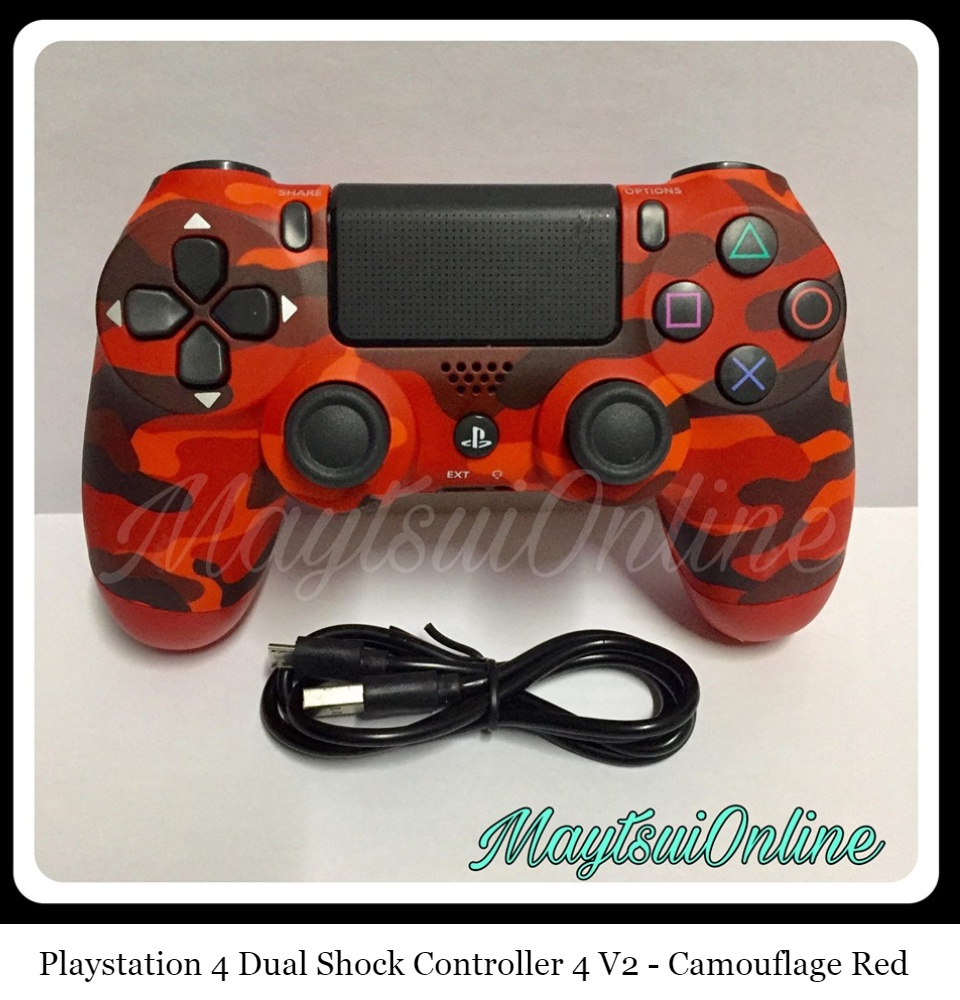 Control Inalámbrico PlayStation 4 DualShock 4 Red Camo