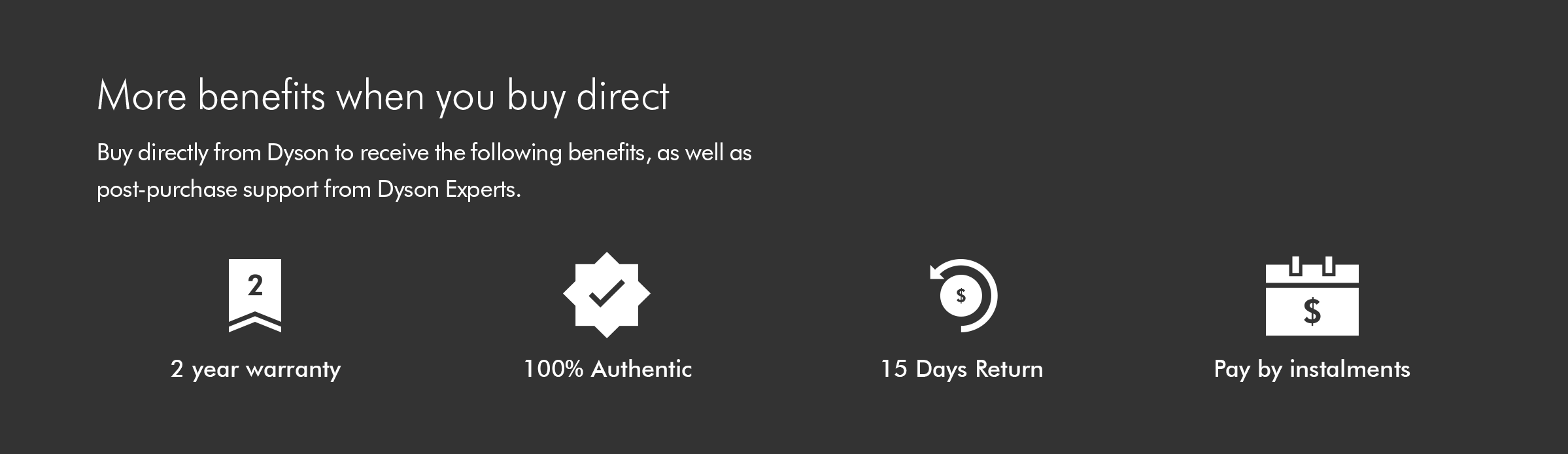 dyson corrale warranty