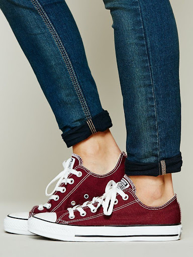 converse all star burgundy