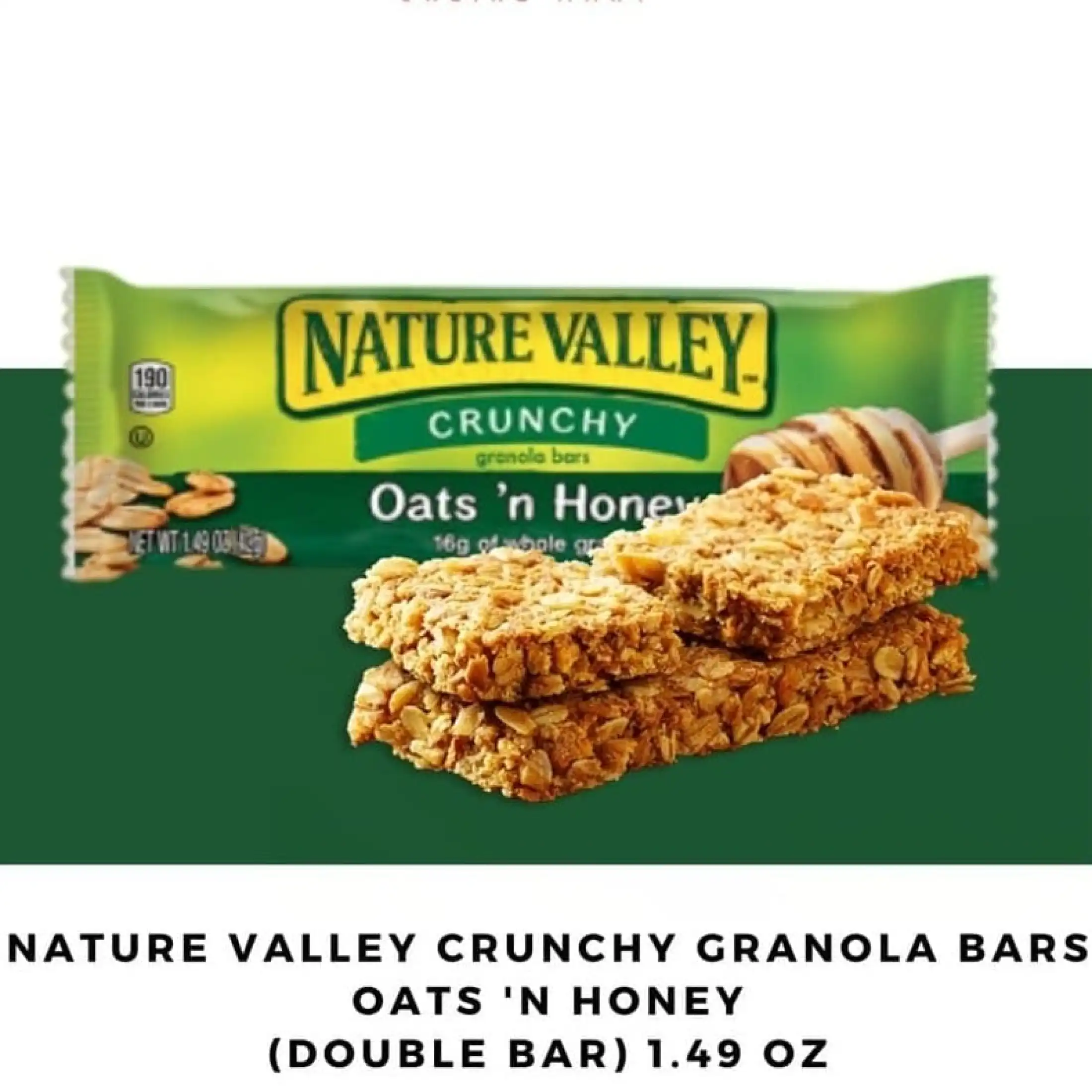 Nature Valley Crunchy Oats N Honey Granola Bars 49 Pouches 2 06kg Lazada Ph