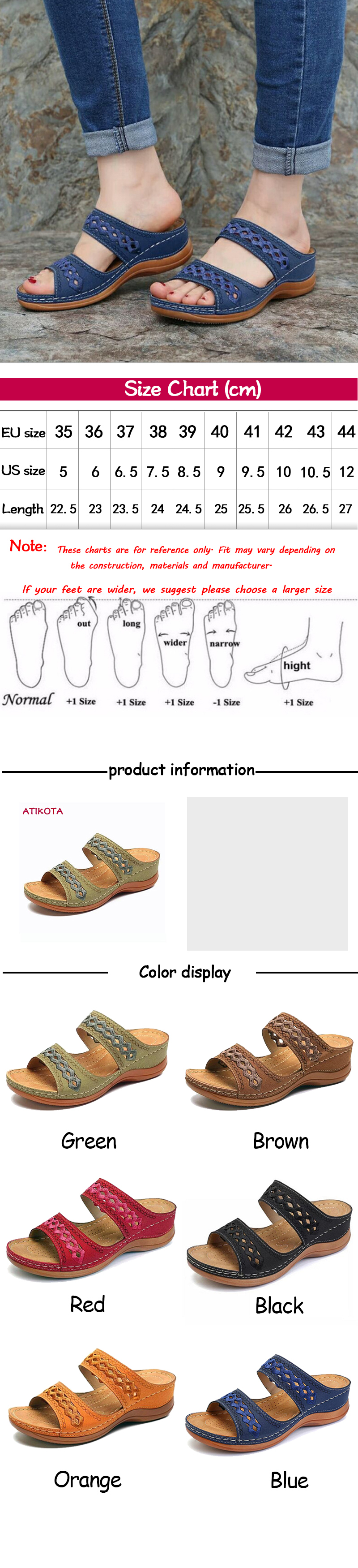 ladies blue sandals size 5