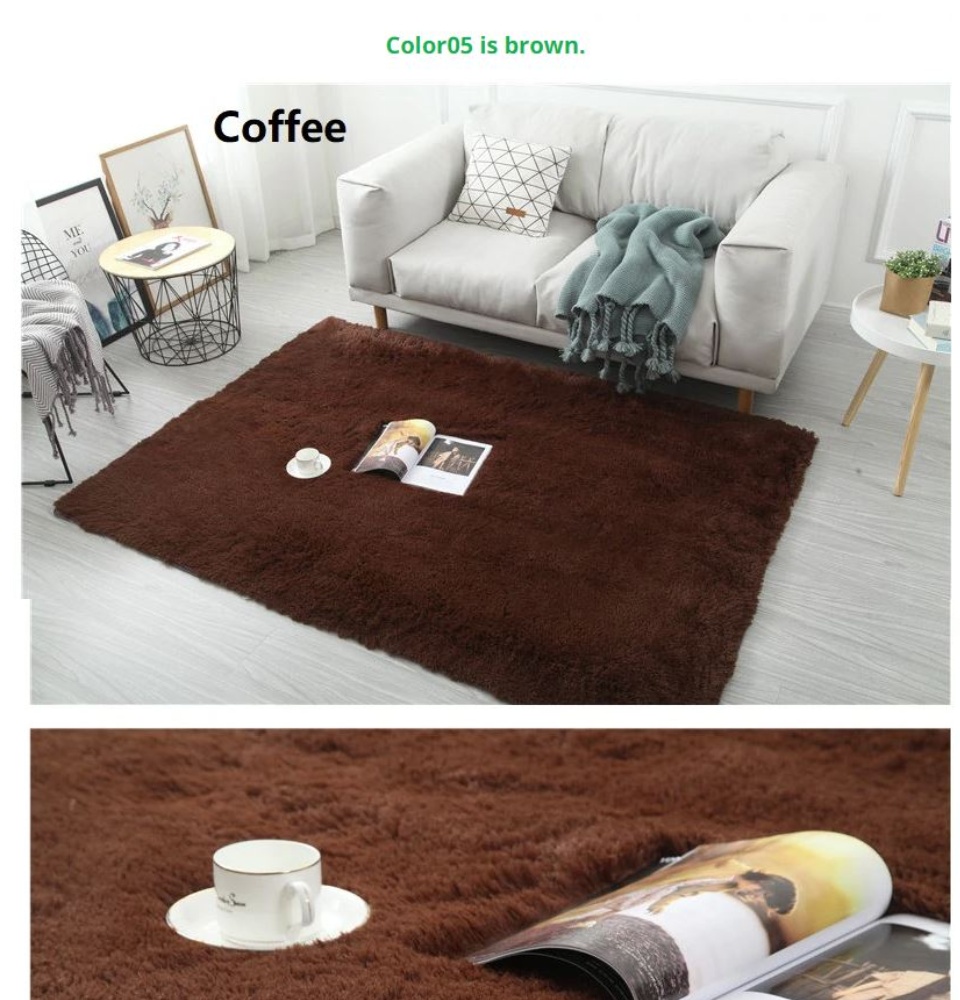 Soft Modern Plush Area Rugs Thicken Living Room Carpets Large Plush Shaggy Floor Rug Home Office Bedroom Floor Bathroom Hotel Mat 80cm X 160cm Coffee Grass Green Purple Coffee Gray Beige Red Rose Pink Khaki Lazada Ph