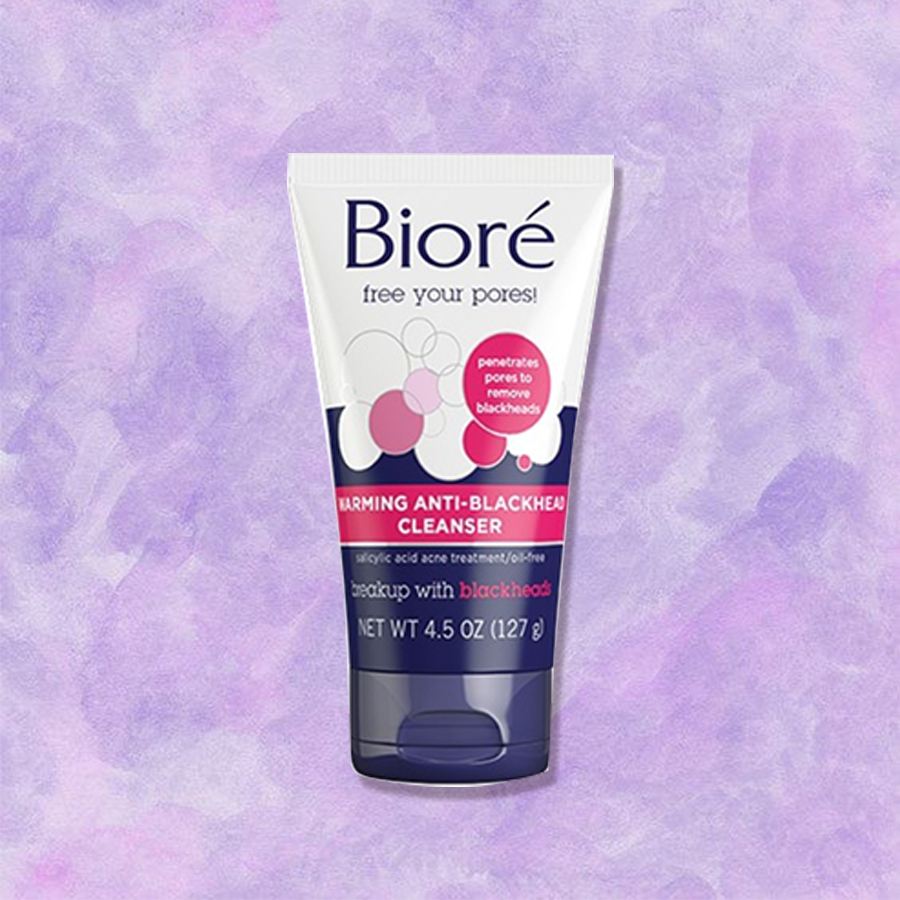biore warming blackhead cleanser