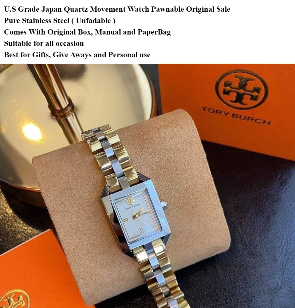 Tory Burch TBW1102 Dalloway Three-Hand Two-Tone Stainless Steel Watch 