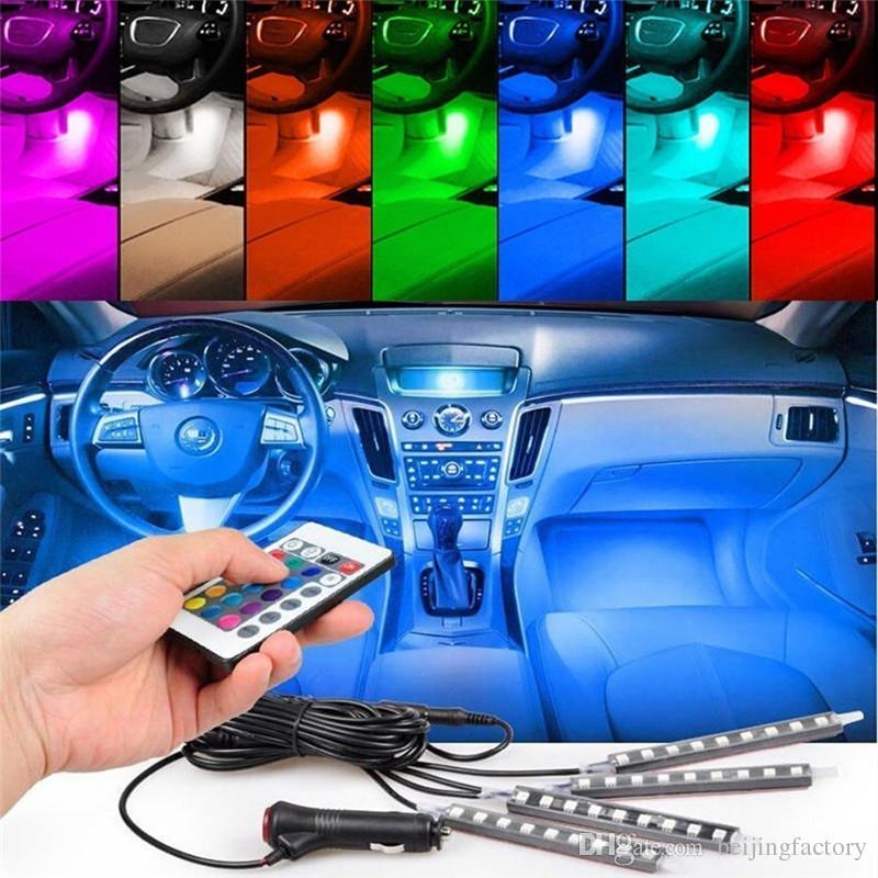 Magic Car Interior Lights W Sound Active Function Wireless