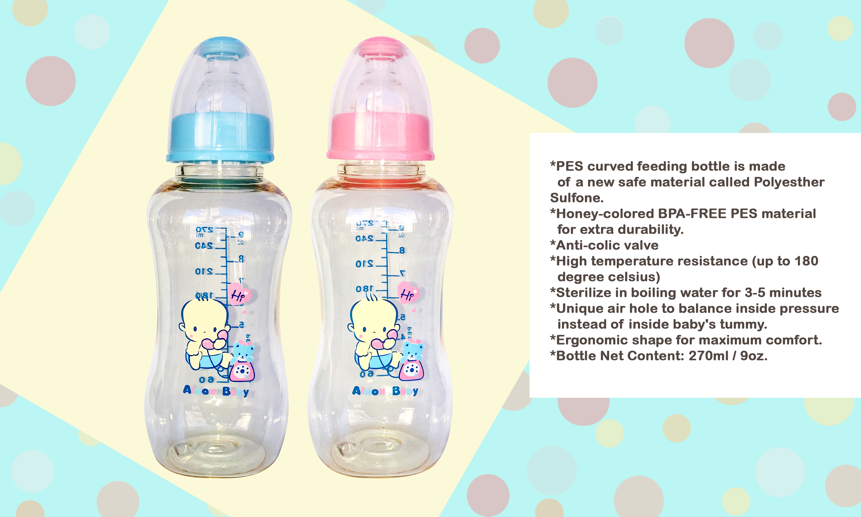 curved baby bottle