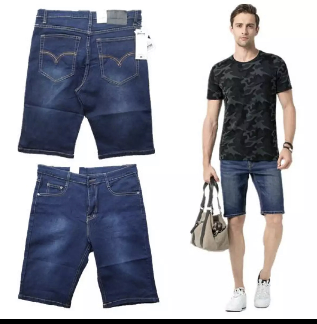 maong shorts for male