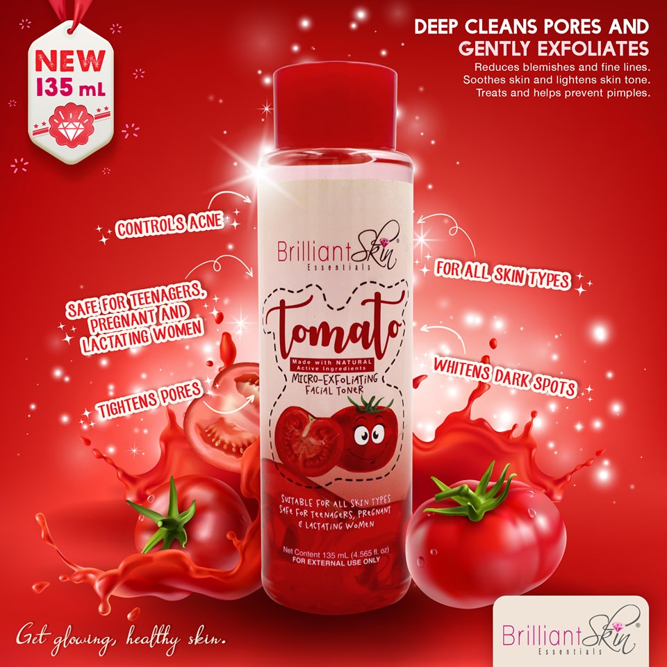brilliant skincare tomato
