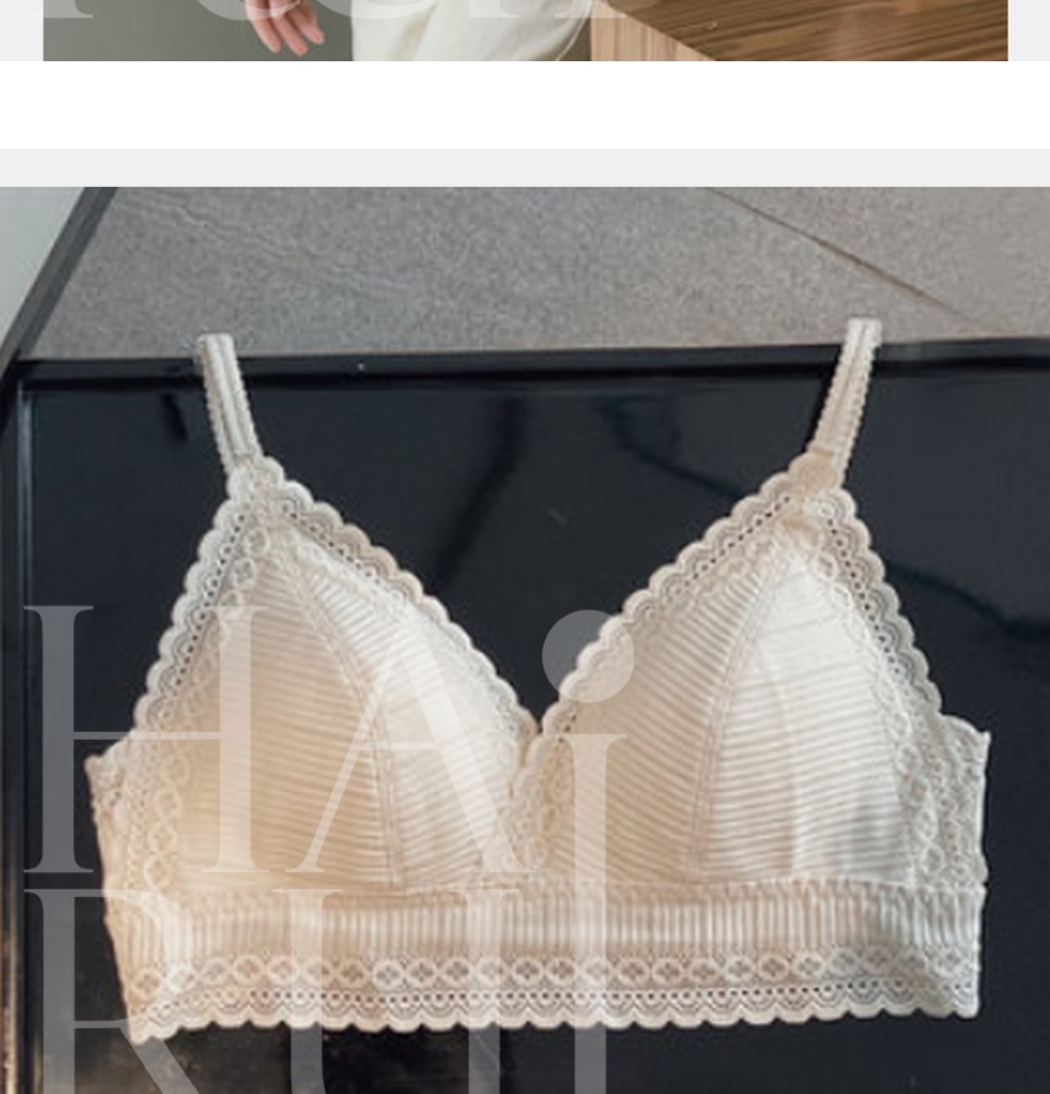 HARUI French style Lace thin Wireless Breast Gathering Bralet / bra 0124