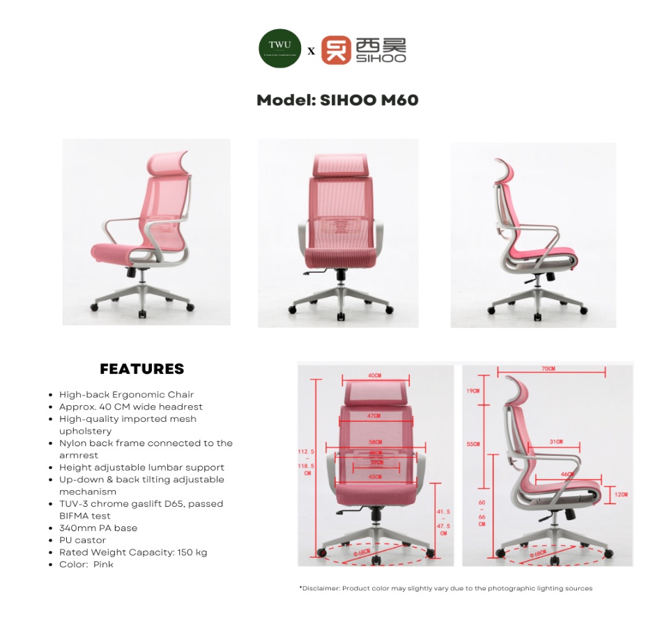 Fhöt office discount chair with wheels